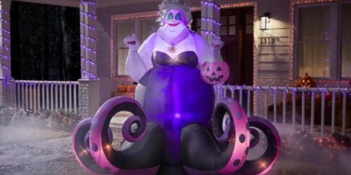 This Huge Disney Animated Ursula on HomeDepot.com is Just What your Halloween Décor Needs