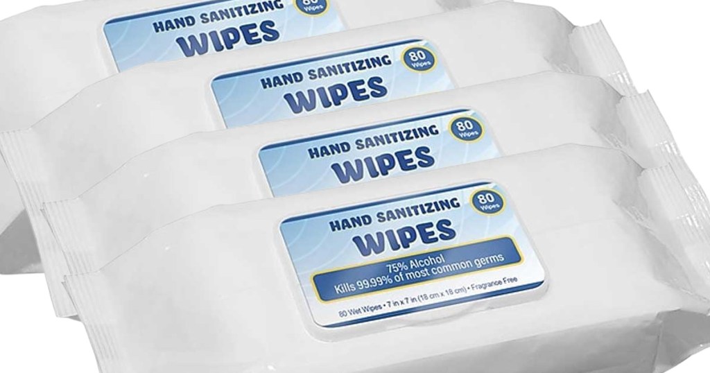 hand sanitizer wipes