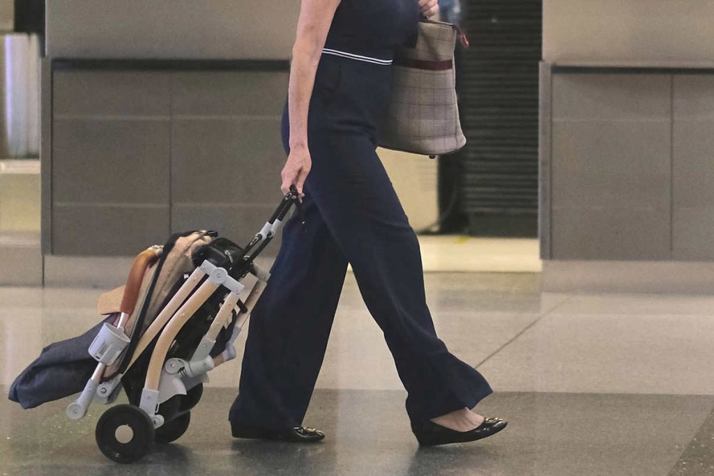 hpz pet stroller in airport