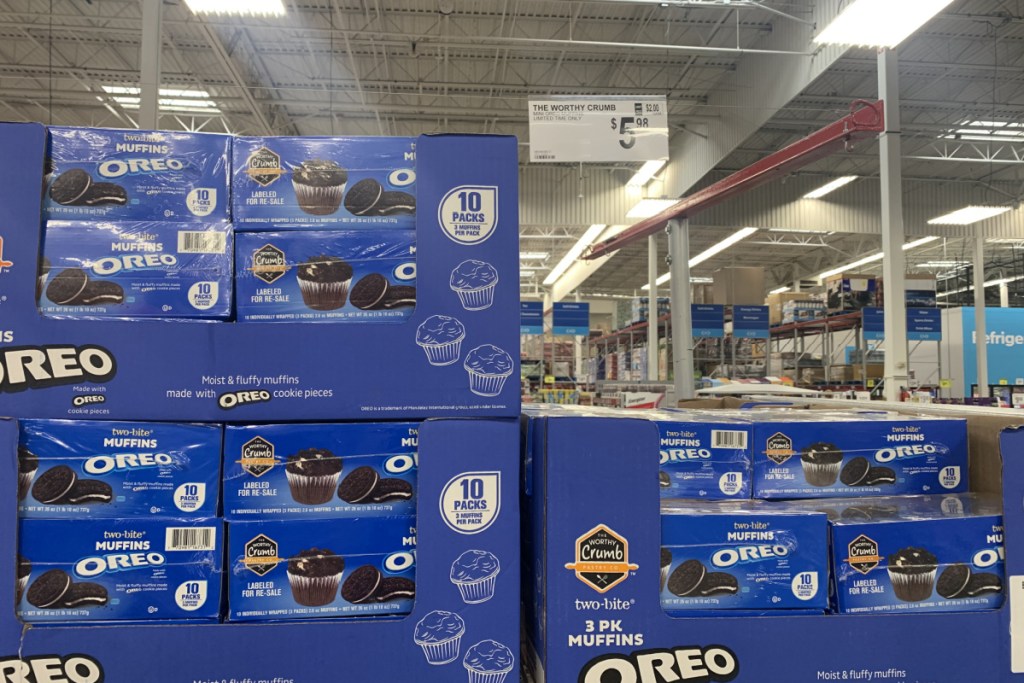 Worthy Crumb Oreo Muffins at Sam's Club