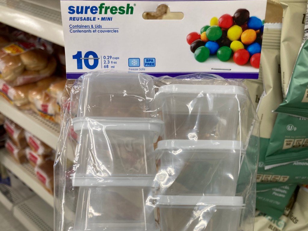 Surefresh storage containers in store