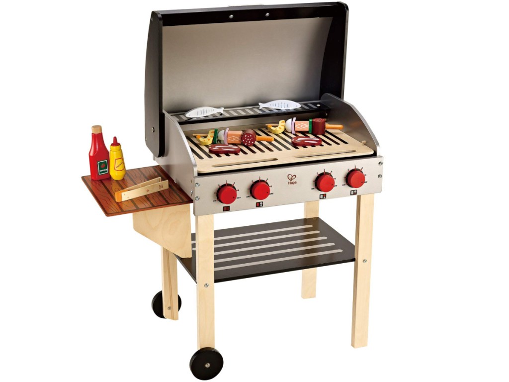 hape wooden gourmet grill for kids