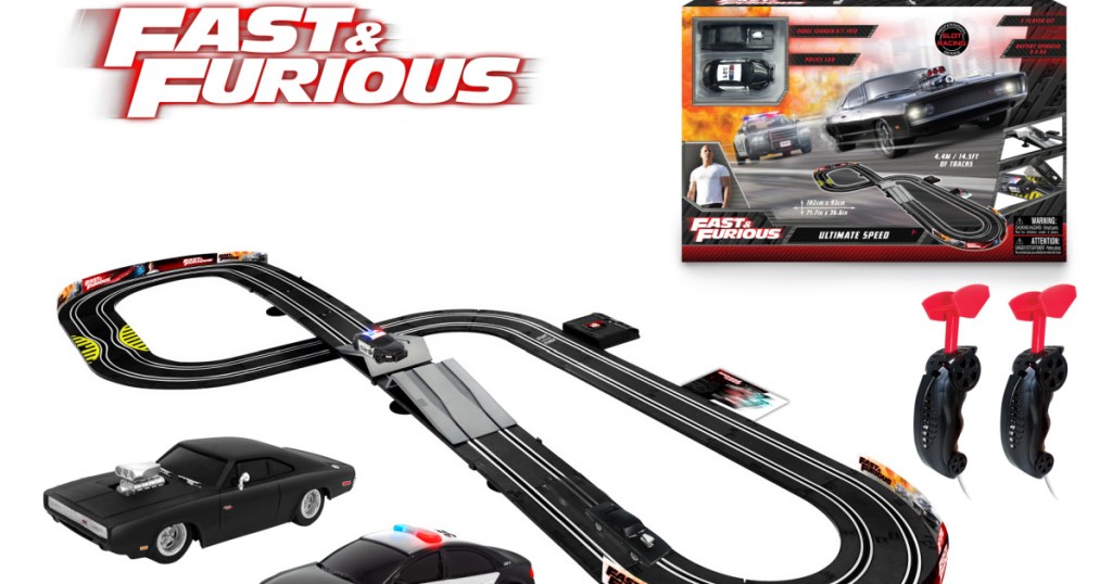 2 Fast 2 Furious Dodge Charger R/T 1970 Ultimate Speed Raceway 1:43 Scale Slot Car set