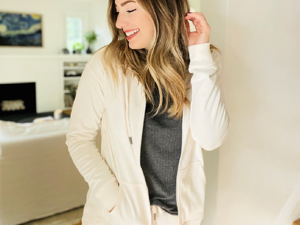 32 Degrees Women's Cotton Tech Full-Zip Hoodie