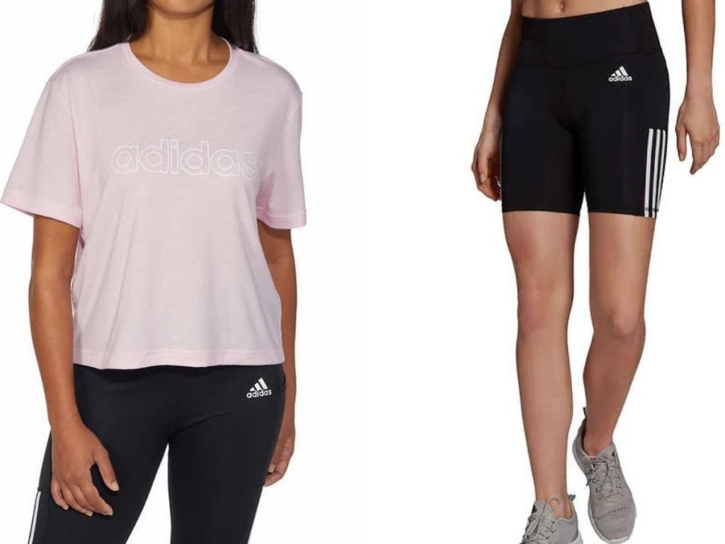 Adidas Shorts and Top