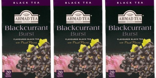 Ahmad Tea Blackcurrant Burst 120-Count Just $7.88 Shipped on Amazon (Regularly $16)