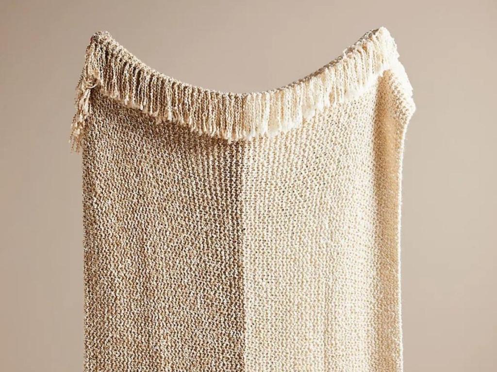 Amber Lewis for Anthropologie Amboy Knit Throw Blanket