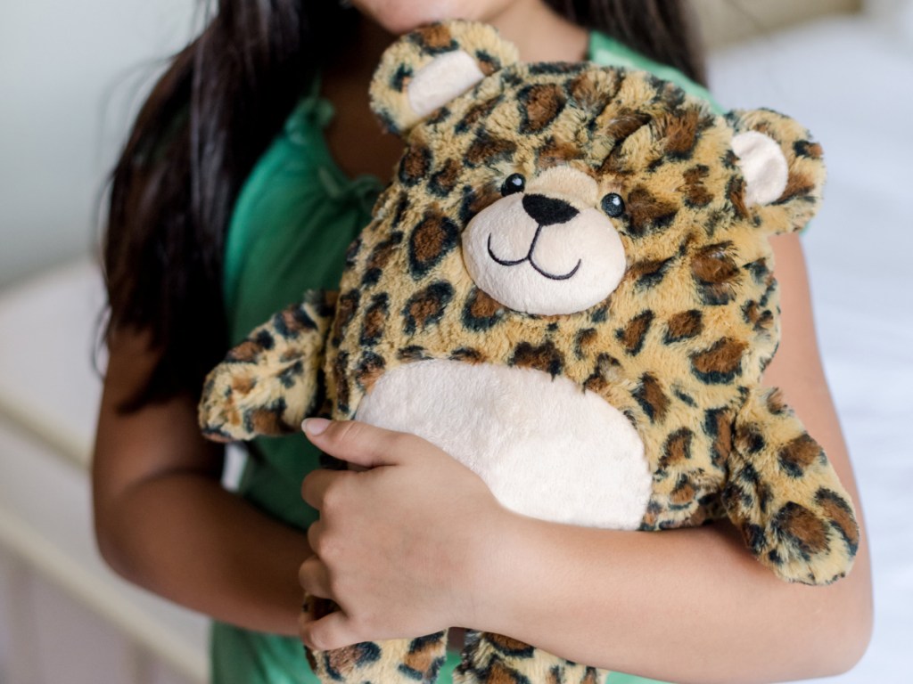 plush stuffed leopard