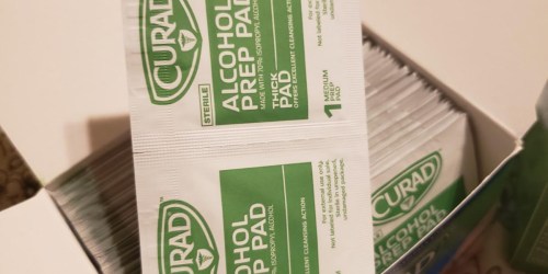 Curad Alcohol Prep Pads 400-Count Only $4.49 Shipped on Amazon (Regularly $9)