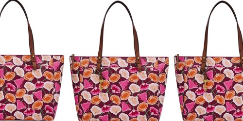 Fossil Floral Tote Bag Only $48 Shipped on Amazon (Regularly $91)