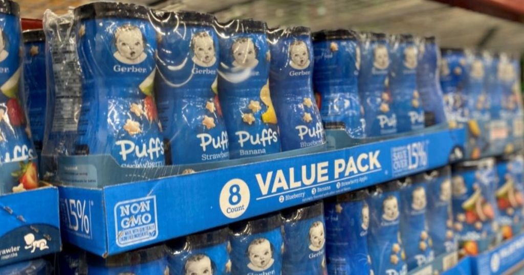 Gerber Puffs at Sam's Club