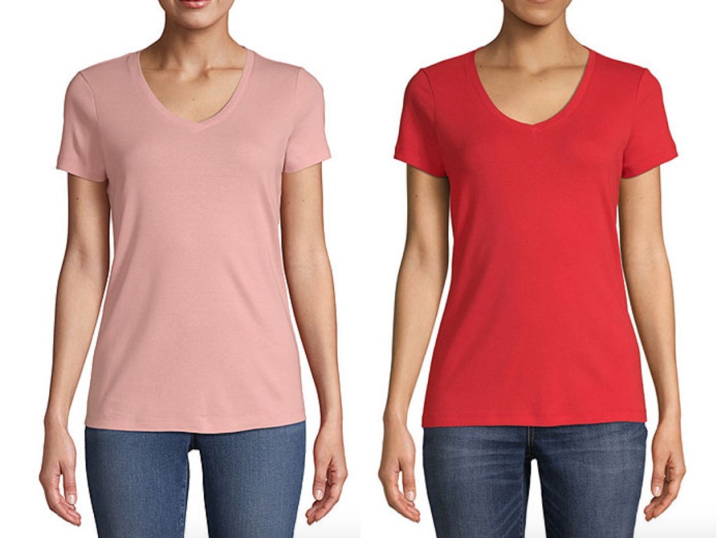 2 women's tees