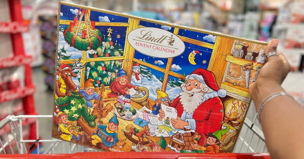 Lindt Advent Calendar in Costco Cart