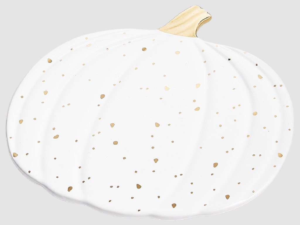 white and gold speckled trivet