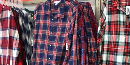 ** 50% Off Old Navy Men’s & Boys Button-Down Shirts | Prices Start at $7.99