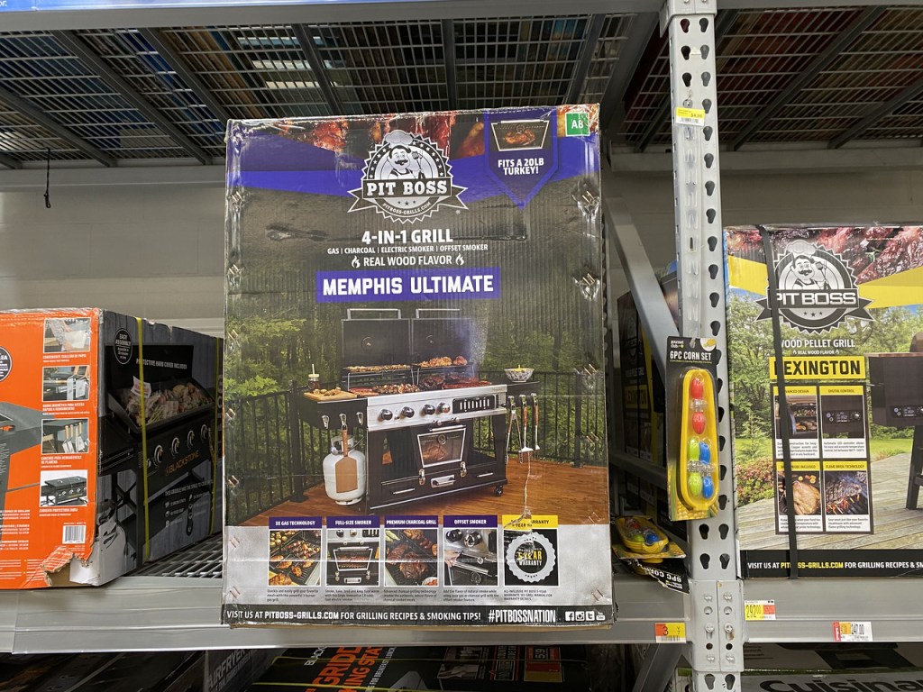 Pit Boss Ultimate Grill on shelf