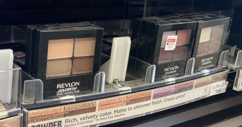 eyeshadow on shelf