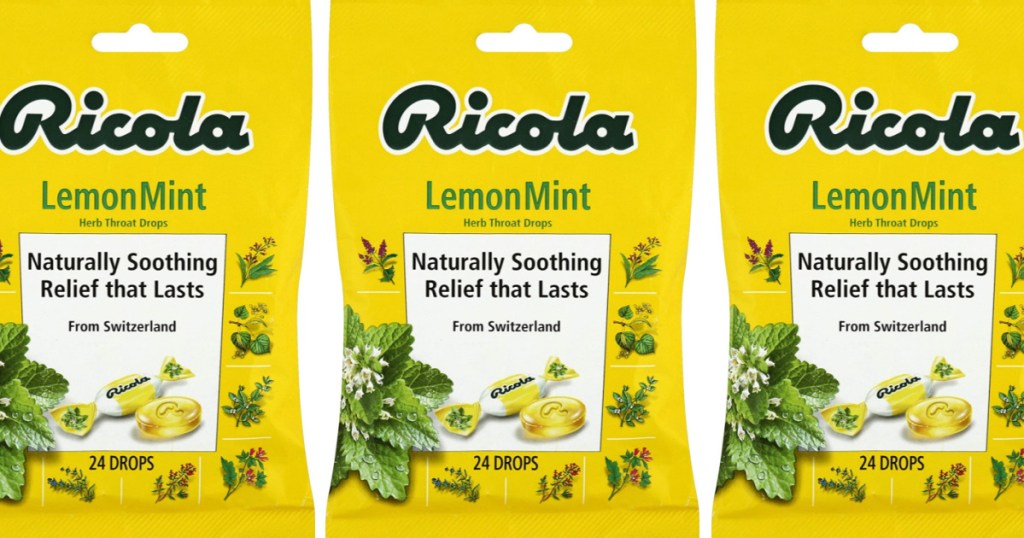 ricola lemon mint cough drops