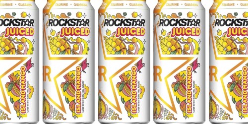 Rockstar Energy Juiced Island Mango 12-Pack Just $13.32 on Amazon | Only $1.11 Per Can