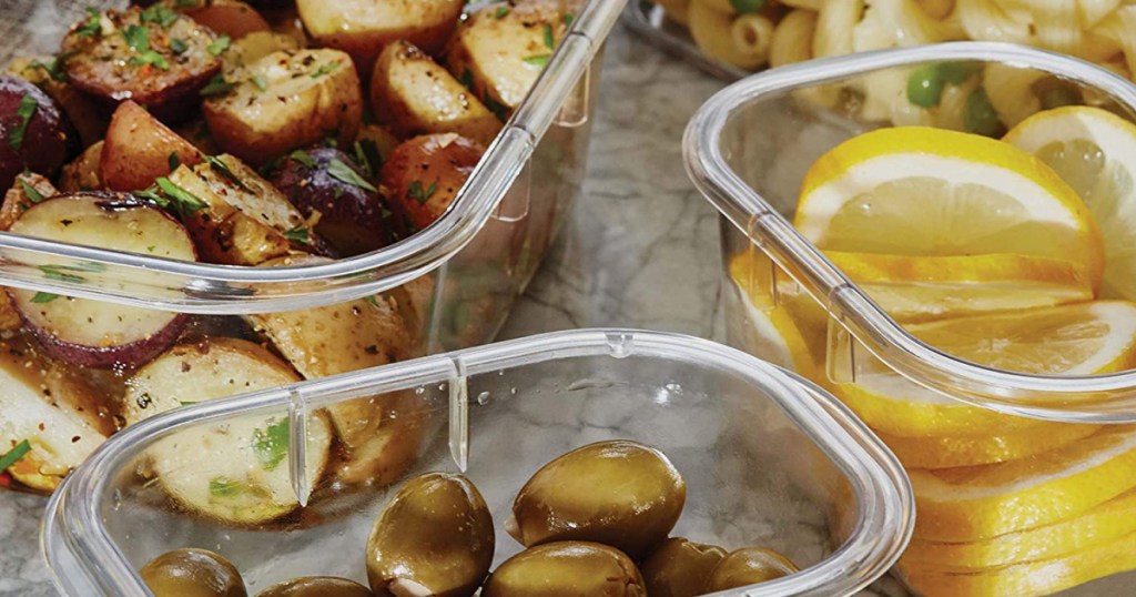 Rubbermaid Brilliance Leak-Proof Food Storage Containers with Airtight Lids