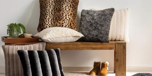 Koolaburra by UGG Faux Fur Throw Pillows Only $13.50 on Kohls.com (Regularly $54)