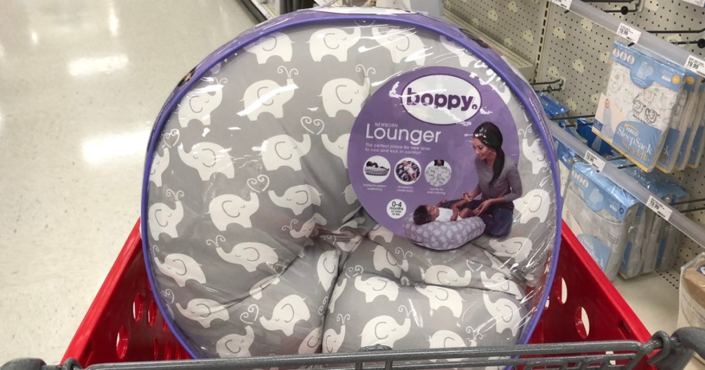 Bobby newborn lounger in shopping cart