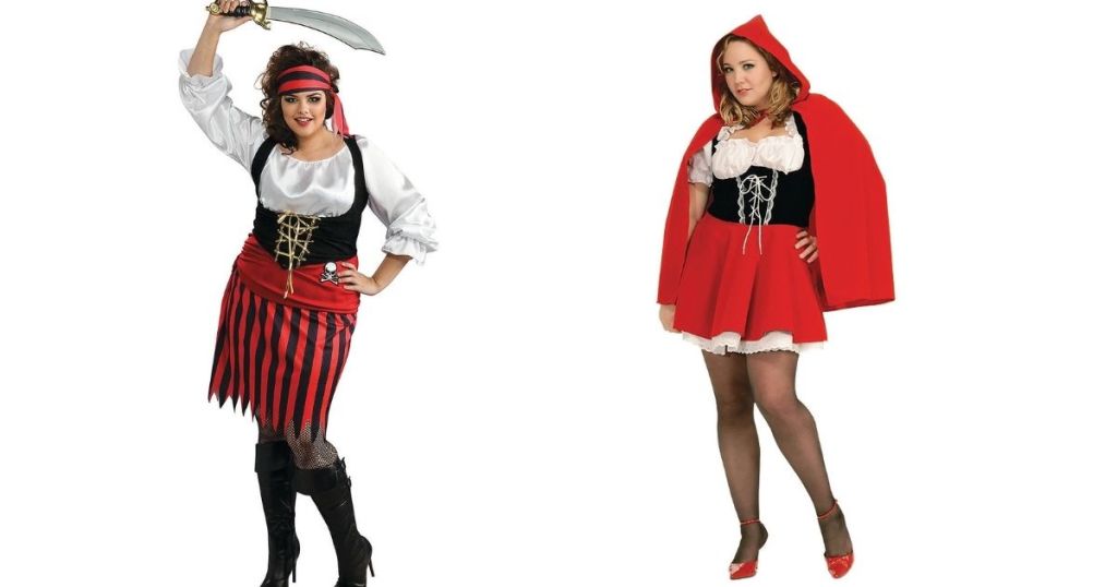 pirate and little red riding hood costumes