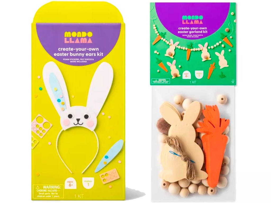 easter bunny and garland craft kits