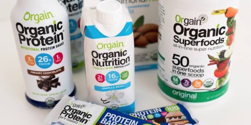 Orgain Organic Protein Powders, Shakes, Bars, & More from $10 Shipped on Amazon (Regularly $26)