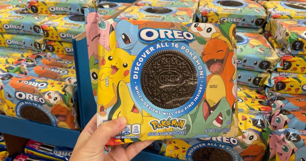 pokemon oreos package