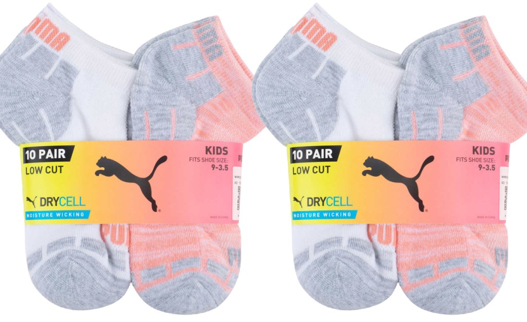 puma youth low cut socks