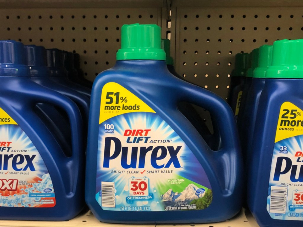 purex with oxi on shelf at store