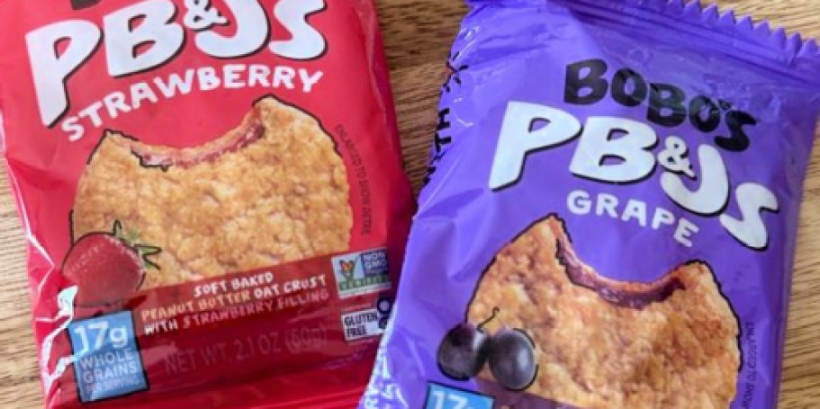 Bobo’s Oat Bar PB&J 4-Pack Only $2.54 on Amazon (Just 64¢ Each!)