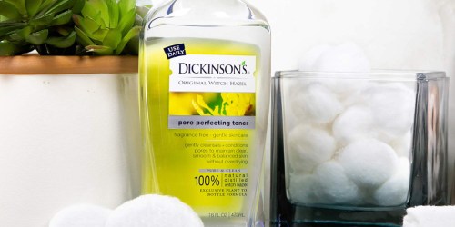 Dickinson’s Original Witch Hazel Pore Perfecting Toner Just 69¢ Each at Walgreens | Just Use Your Phone