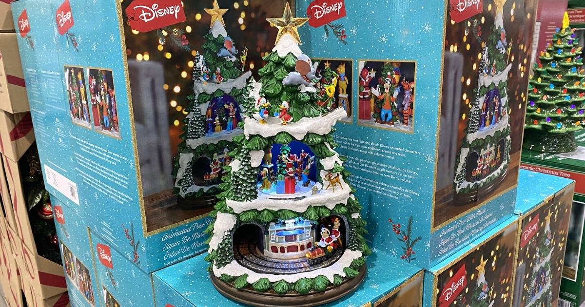 Disney Animated Christmas Tree with Music