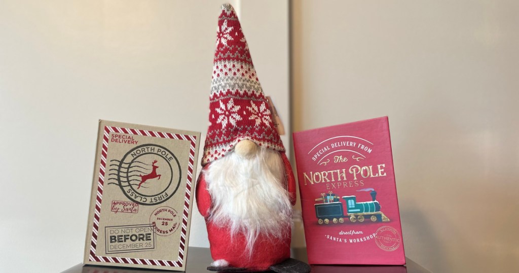 Dollar Tree Christmas Canvas Gnomes