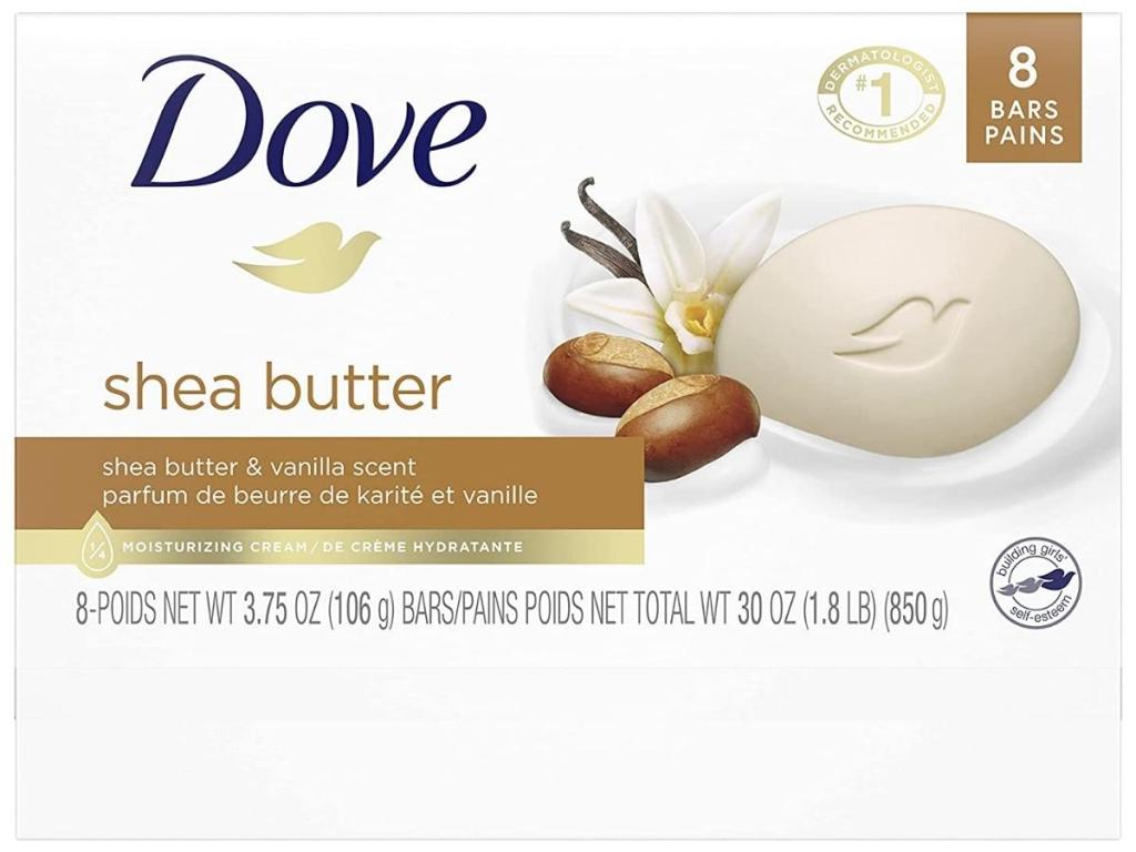 dove shea butter beauty bar box