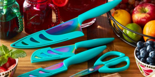 Farberware 11-piece Rainbow Titanium Knife Set Just $19.83 on Walmart.com (Regularly $35)