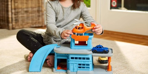 Green Toys Parking Garage + 3 Vehicles Just $19.99 on Amazon and Walmart.com (Regularly $40)