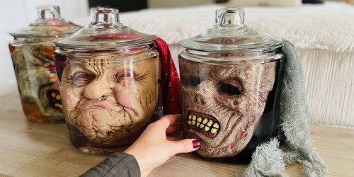 Need Creepy Halloween Decorations? Try Our Easy DIY Head in a Jar Idea!