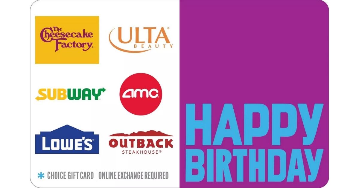 happy birthday egift card