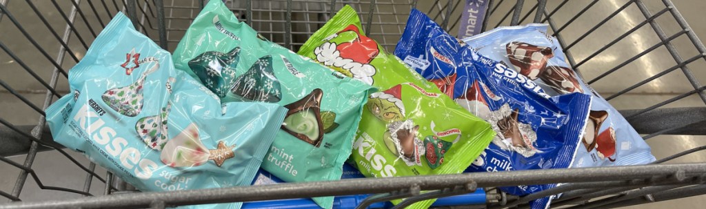 Hershey's Kisses in Walgreens Cart