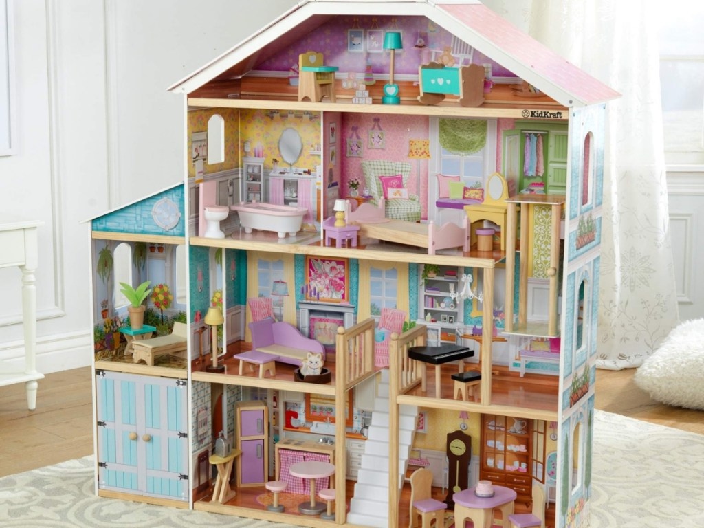 KidKraft Grand View Mansion Dollhouse w/ Accessories