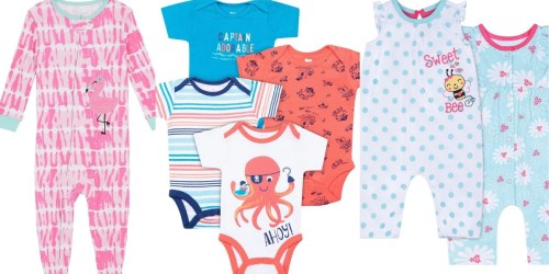 Baby Onesies 4-Pack Just $5.93, Footie PJs 2-Packs Only $7.43 on Macy’s.com