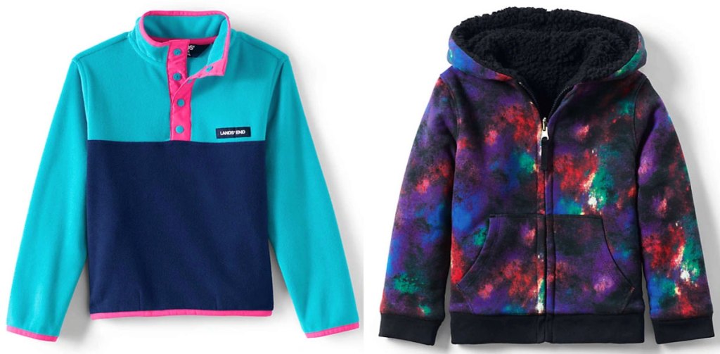 two kids fleece jackets