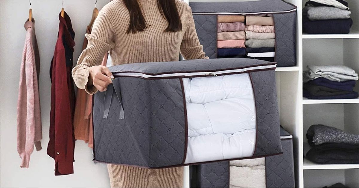 Large Capacity Storage Bag Organizer 3-Pack