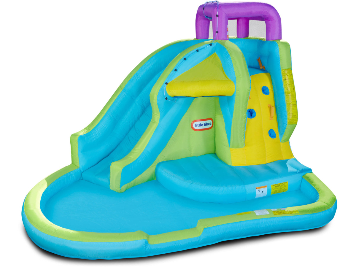 stock image of an inflatable kids watersllde