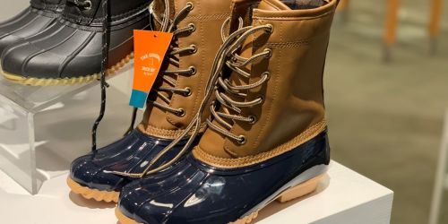 Men’s Waterproof Duck Boots from $27 on Macys.com (Regularly $80)