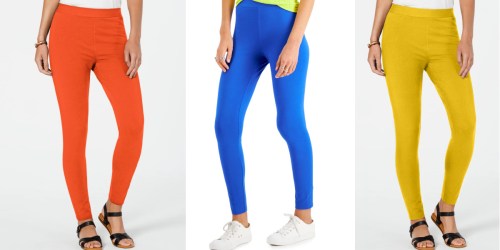 Women’s Leggings from $4.93 on Macys.com (Regularly $20)