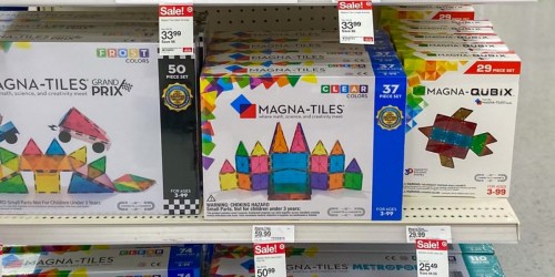 Magna-Tiles Clear Colors Sets from $38 Shipped on Target.com (Regularly $60)